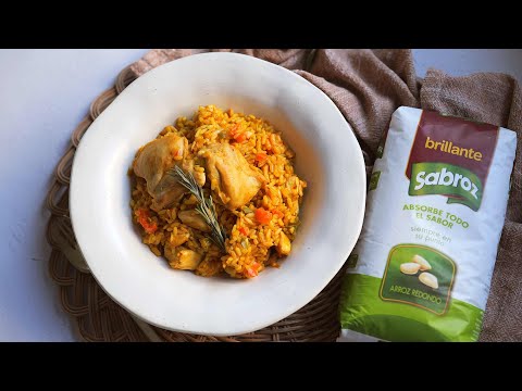 Arroz con Pollo Casero 🍗 | Receta Fácil y Deliciosa con Arroz Sabroz