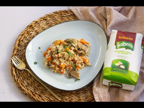 ¡Increíble! Arroz con Champiñones y Verduras: ¡Receta Rápida y Sabrosa! 😋🍲