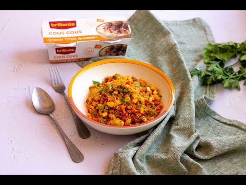 🌽 ¡Cous Cous con Maíz! Receta Sana y Rápida 🍲