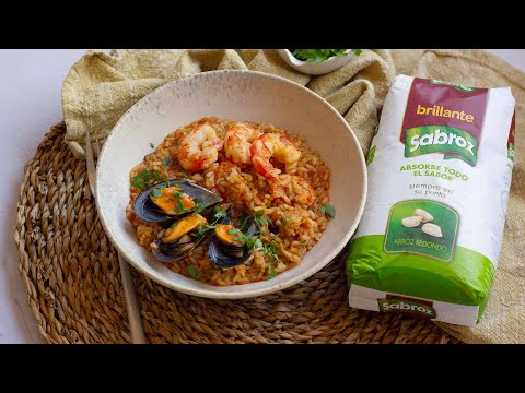 ¡Arroz con Gambas y Mejillones! 🍚🦐 Receta Mediterránea Fácil y Deliciosa