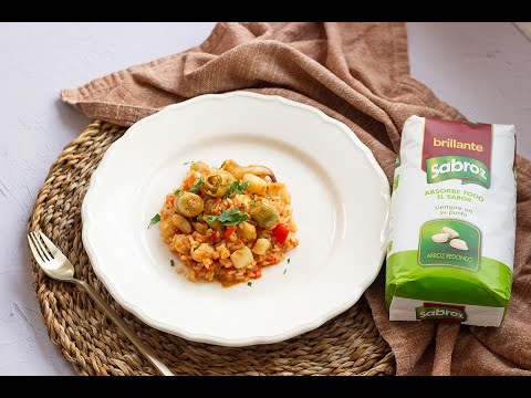 🦑+🌿=😋 ¡Transforma tu Cena con Arroz con Sepia y Alcachofas! Dale Click 🍚