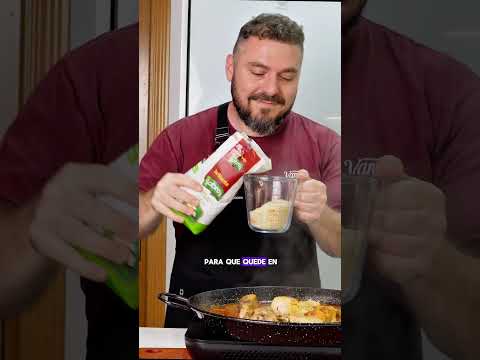 🔥 La paella de pollo más TOP del finde (y no es de tu abuela) 😏 #Shorts #recetas