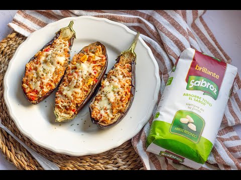🍆✨ ¡Transforma tu Cocina con Berenjenas Rellenas de Arroz! Haz Clic Ahora 🌟