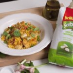Receta de Arroz de la huerta con pollo de corral