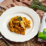 arroz con secreto y setas