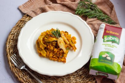 arroz con secreto y setas