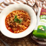 Arroz con judías pintas con chorizo