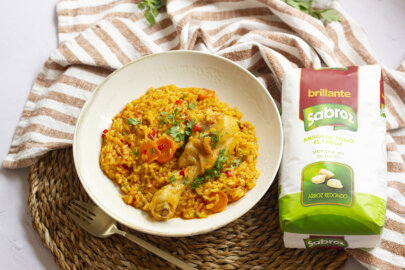 arroz con pollo en olla express