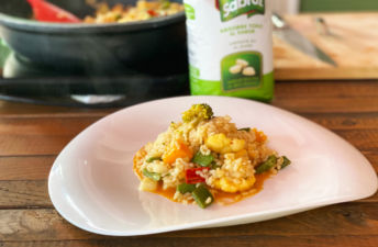 arroz con verduras