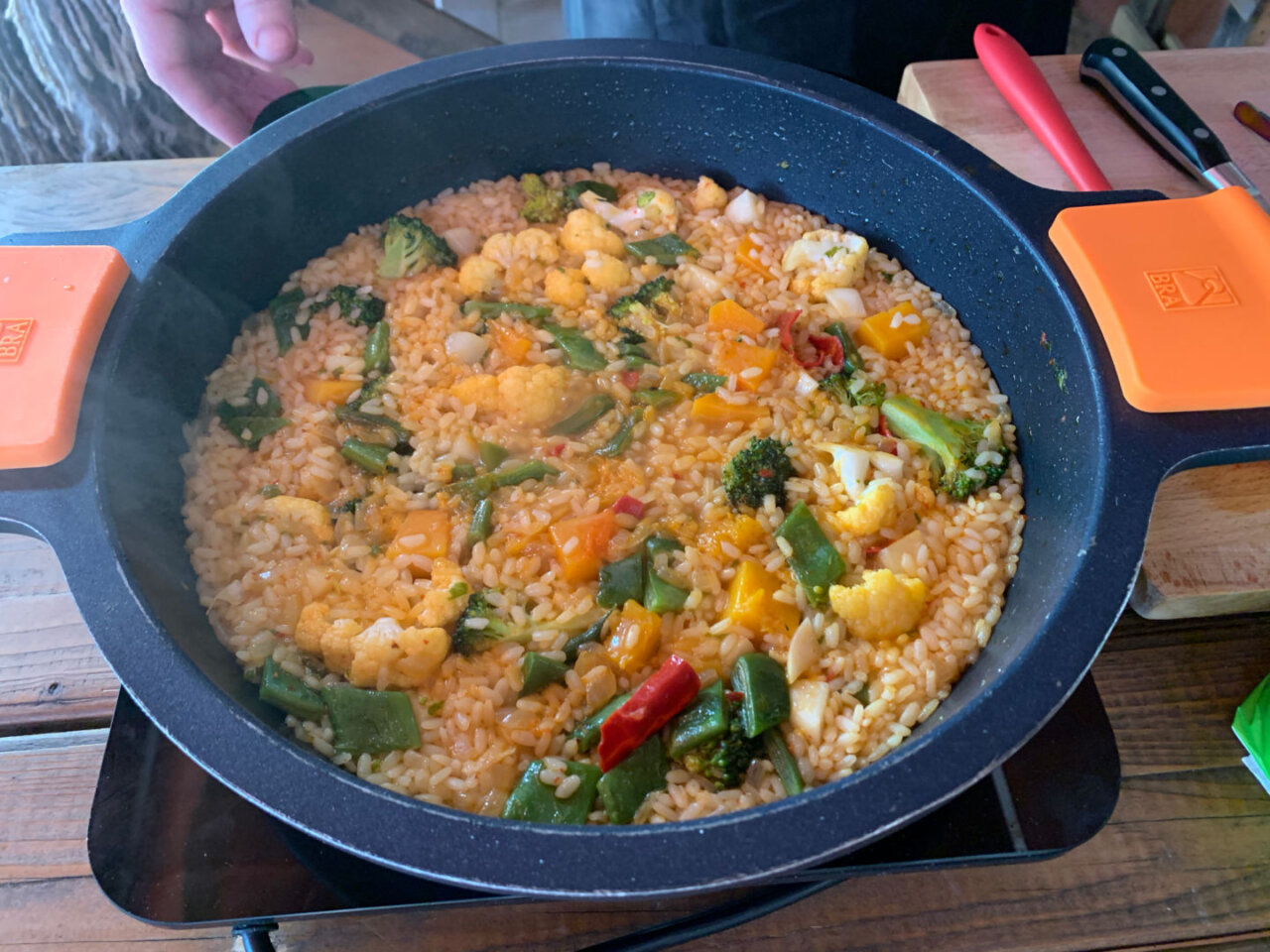 Arroz con verduras fácil de preparar