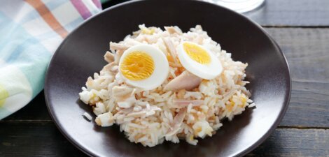 imagen receta Ensalada de arroz Basmati cubana