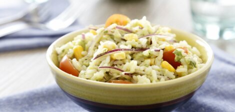 Ensalada de arroz y guacamole XL