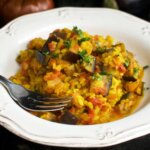 receta de arroz con berenjena