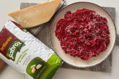 Risotto de remolacha