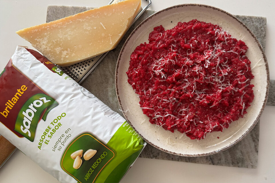 Risotto de remolacha