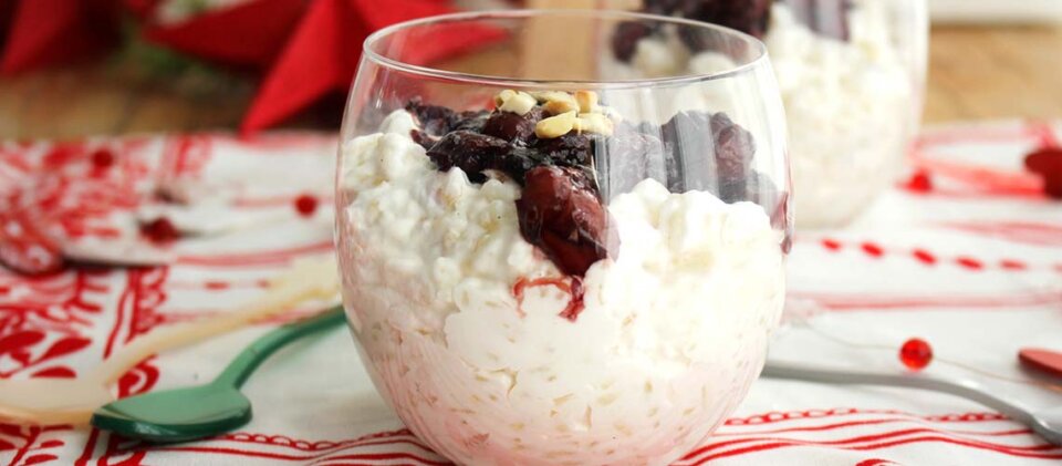 Arroz con leche navideño