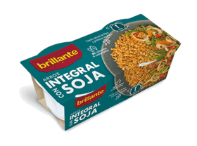 Arroz integral con soja