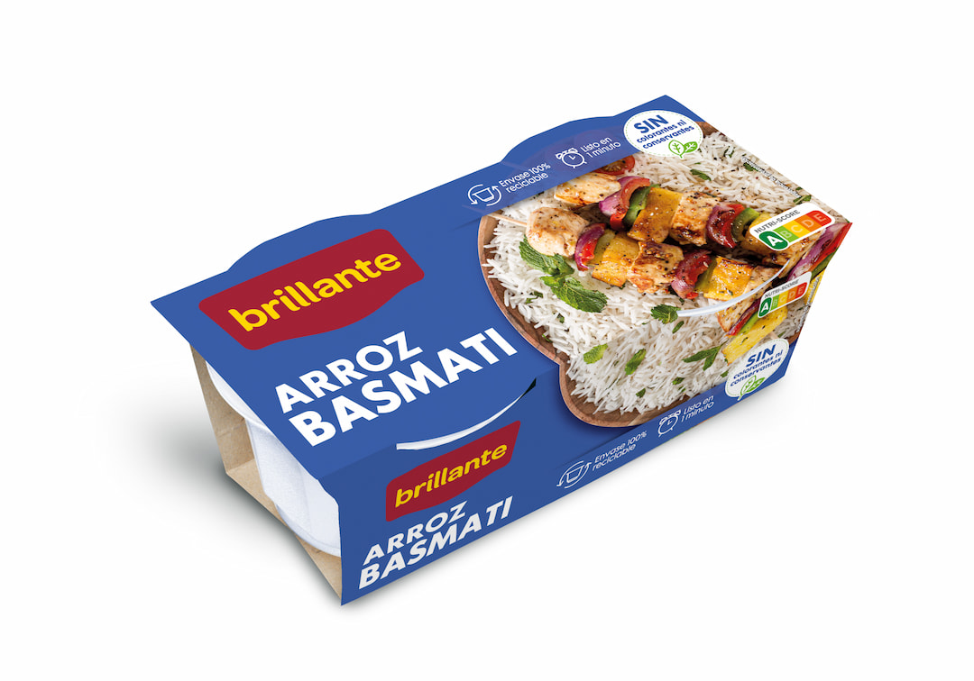 Vasitos de Arroz Basmati 1 Minuto en el microondas