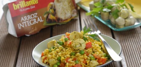 Arroz integral con verduras