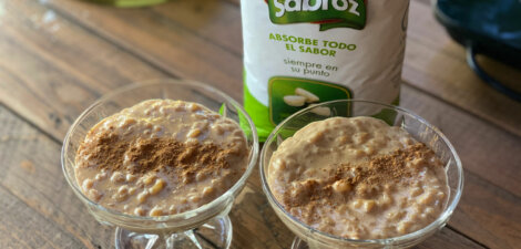 Arroz con leche con limón