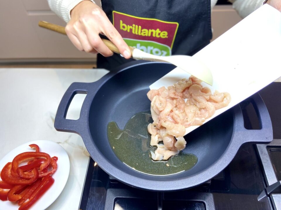 doramos el pollo troceado