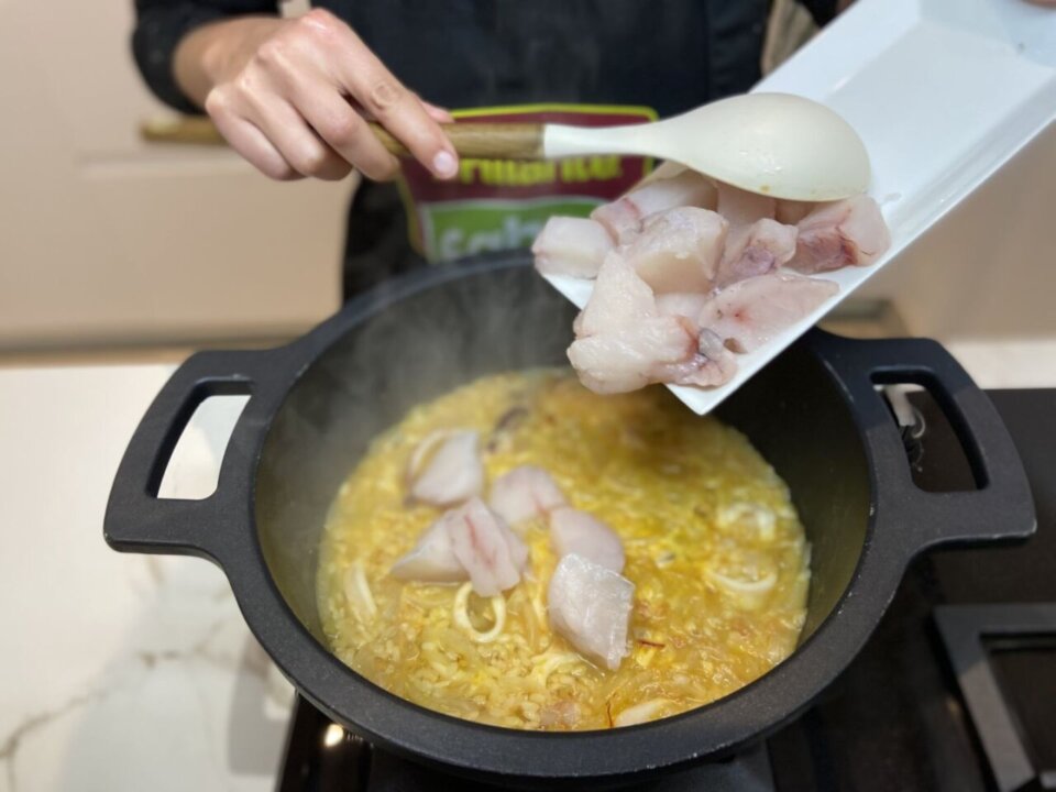 Arroz meloso de calamar y rapeI_paso8