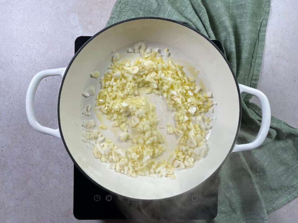 Arroz con espinacas para compartir en familia