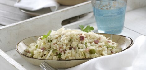 Risotto de jamón