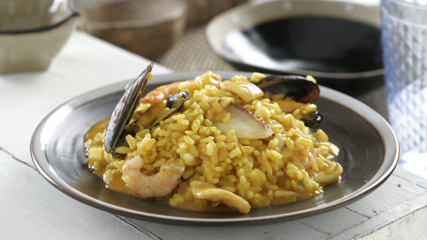 Foto de Arroz meloso de marisco