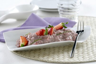 Risotto de fresas