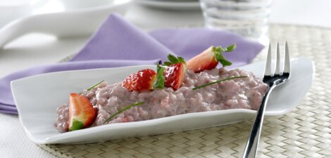 Risotto de fresas