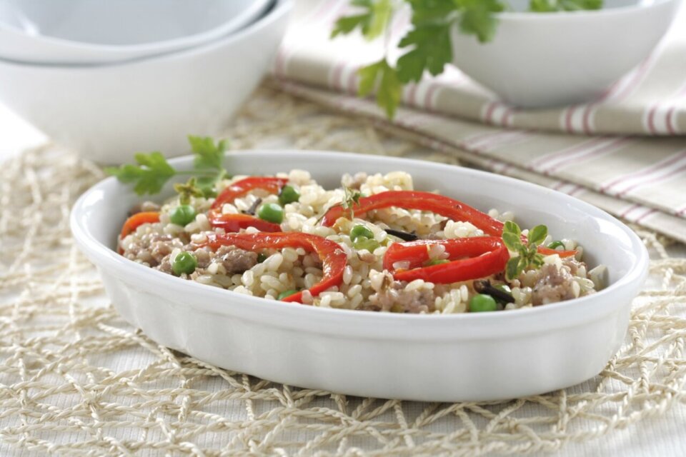 Arroz a la griega