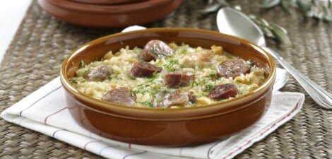 Arroz con costra al estilo de Elche