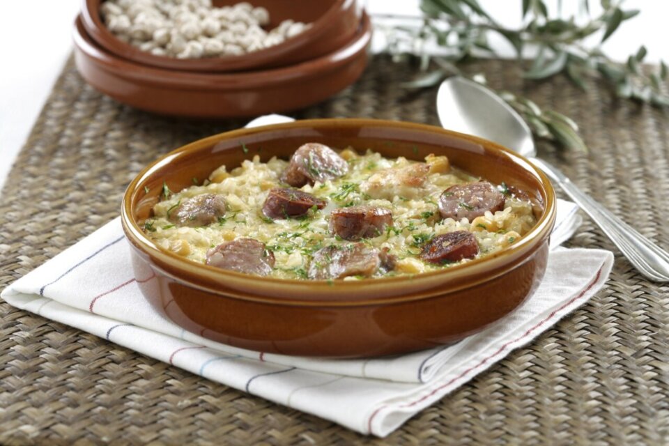 Arroz con costra al estilo de Elche