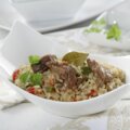 Arroz con carne de toro, guiso al estilo andaluz