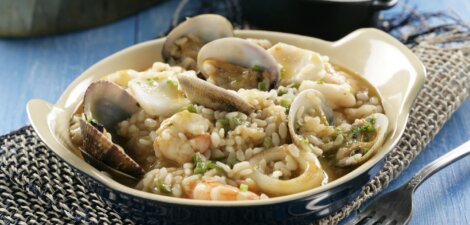 Risotto di frutto di mare