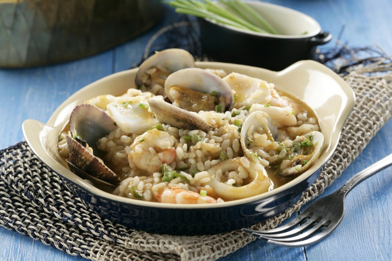 Risotto di frutto di mare