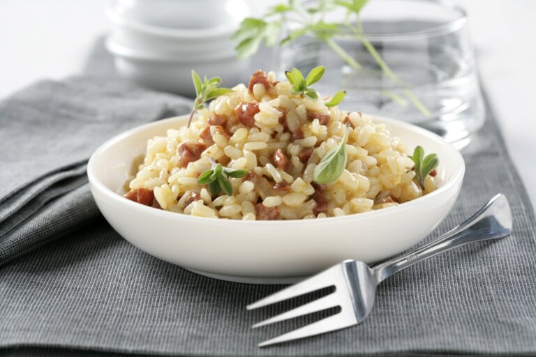 Foto de Risotto con chorizo