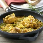 Paella para dos en inducción y con sartén