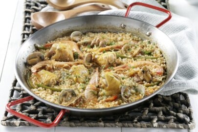 Paella de pollo de mi madre