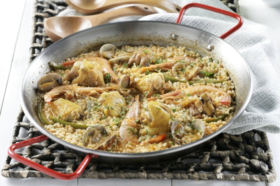 Paella mixta de mi madre