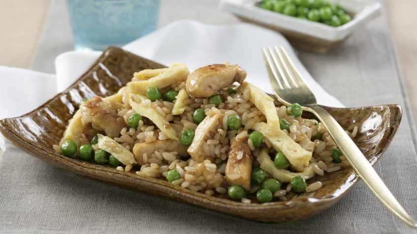 Foto de Arroz tres delicias de pollo