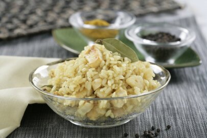 Arroz al curry con pollo