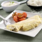 Tortilla francesa con arroz