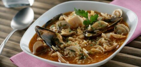imagen receta Sopa de marisco