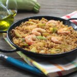 Paella integral casi vegetariana