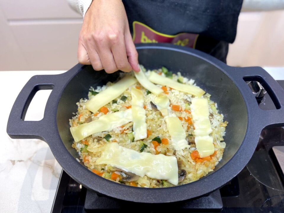 añadimos las lonchas de queso