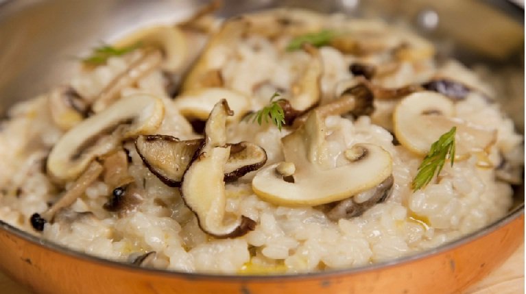 Foto de Risotto con setas de temporada