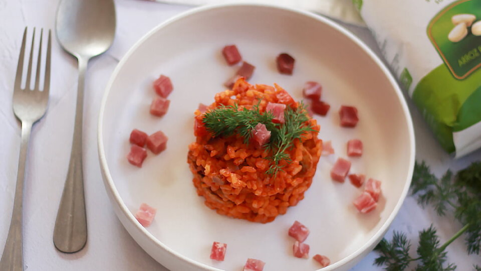 Arroz con champiñones