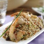Arroz en salsa de soja